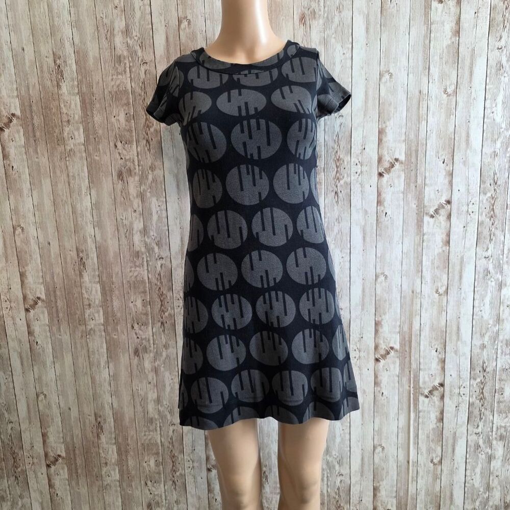 Women's H&M Mini Dress Size 2 Black Gray